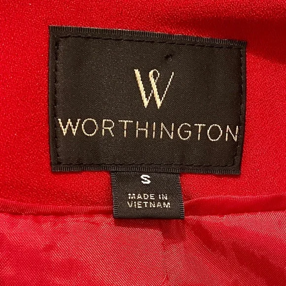 Worthington Red Blazer flare open - Picture 13 of 13